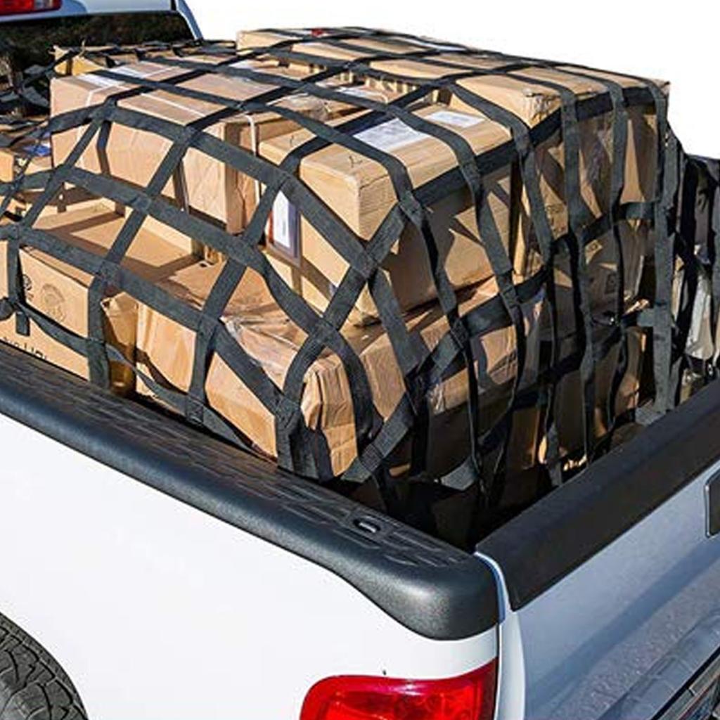 Pickup Net Strong Load Bearing Multifunctional Heavy Duty Roof Rack Basket Net with S Hook