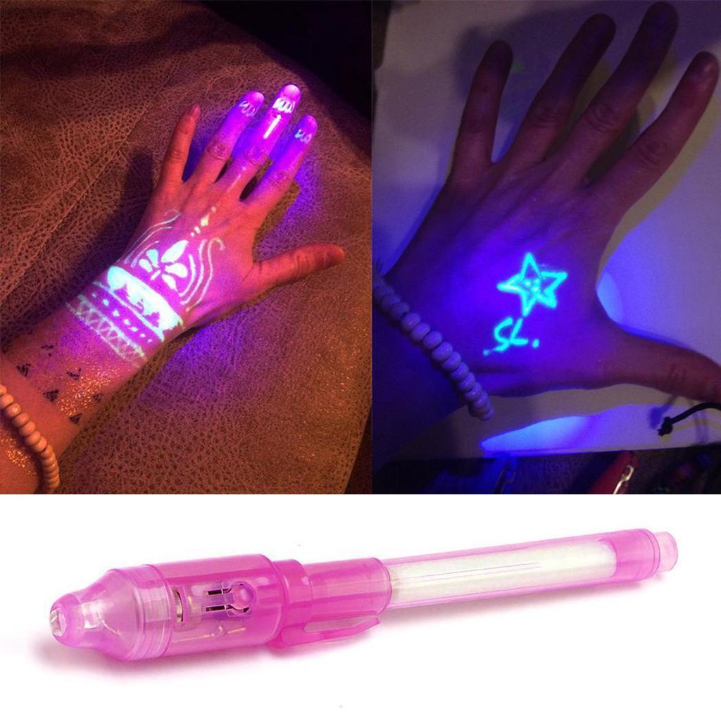 Buy Creative Invisible Black Light Combo 2 In 1 Magic Invisible Ink Pen