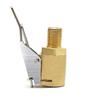 Tire Quick Connector Air Chuck Open Flow Straight Lock Chuck with Clip Durable Copper Construction Tire Inflation Connector