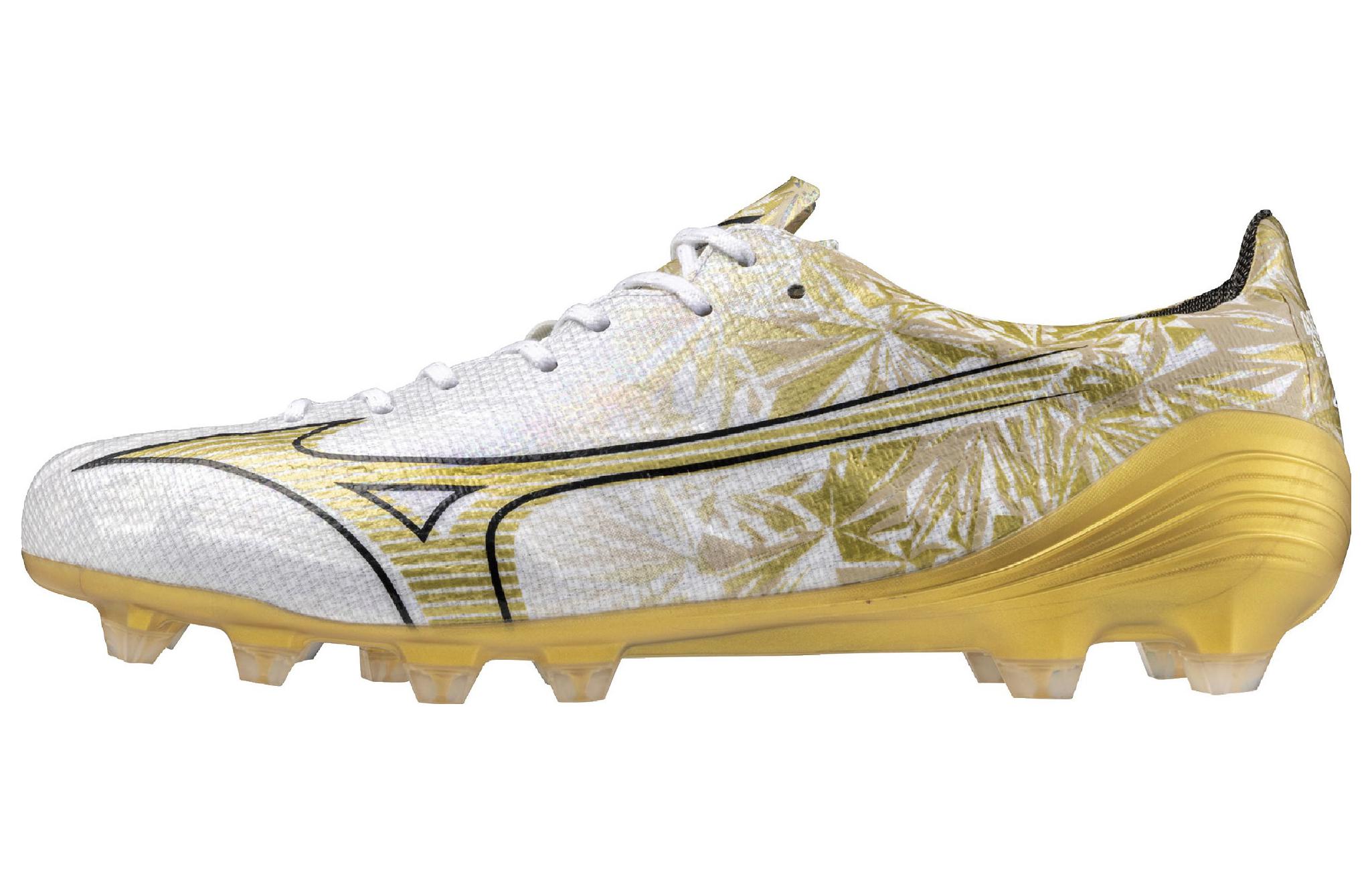Baskets pour homme Mizuno Alpha Japan Fg 'White Gold' 42.5