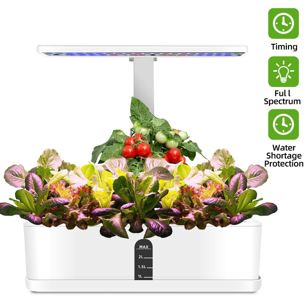 9 Holes Smart Hydroponic Planters Growing System Home Led With Kit For Garden Planter Kitchen Smart Herb Grow Germination System 12V 18/20W