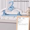 10Pcs Non-slip Baby Clothes Hanger Adjustable Storage Hangers Cute Kids Clothes Organizer Closet Children Baby Coats Rack