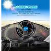 12V Car Fan, 360° Rotating, 2 Speed, Mini Fan for Car Air Conditioner - Blue