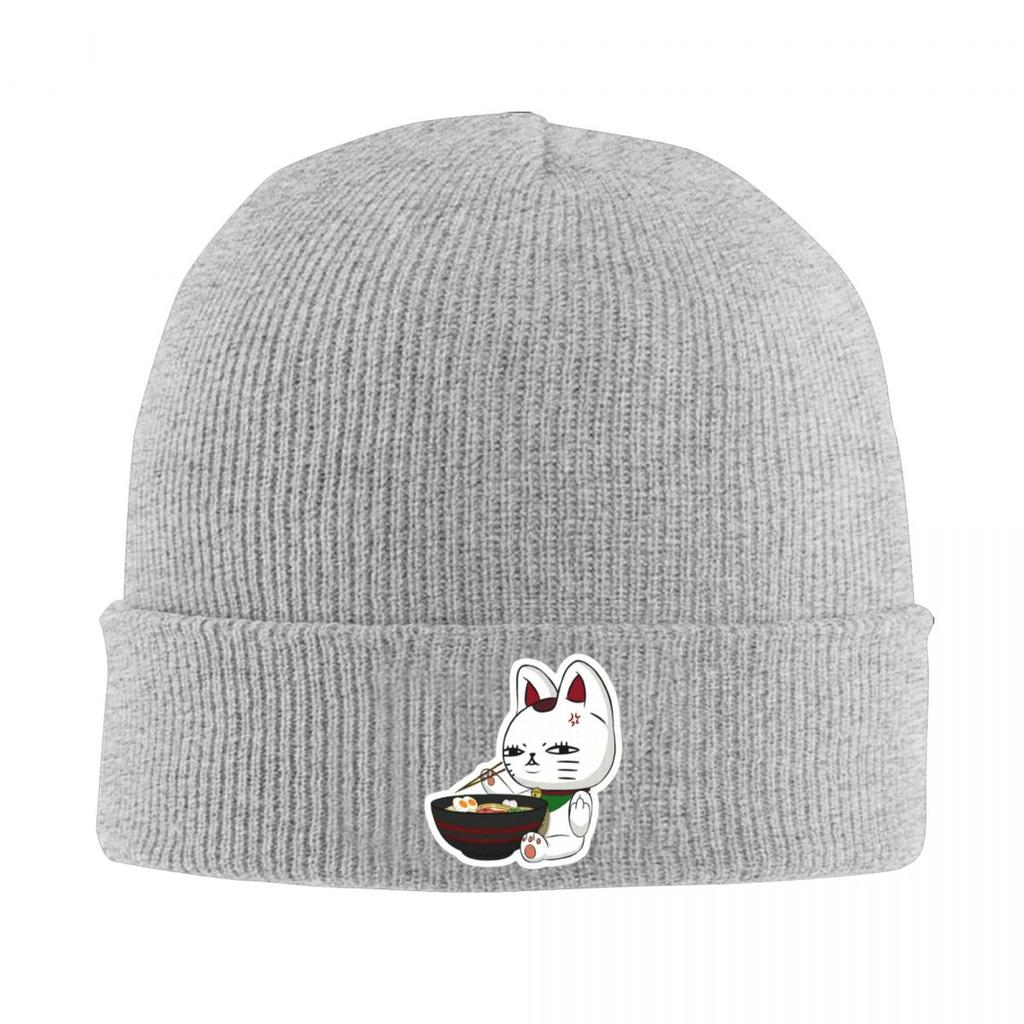 Dandadan Turbo Granny Cat Warm Knitted Cap Hip Hop Bonnet Hat Autumn Winter Outdoor Beanies Hats for Unisex Adult