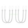 24TE 4Pack Elegant Bohos Styles Cotton Rope Curtain Tiebacks Soft Handwovens Decorative
