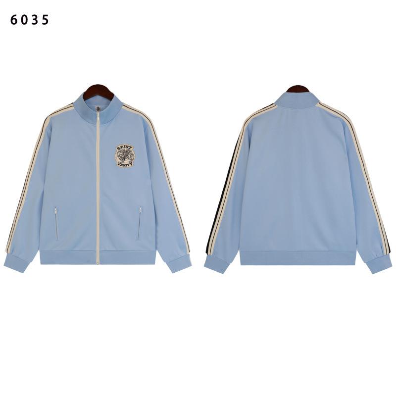 Real shot spot SAINT embroidery sports style suit men and women teenagers casual trench coat trousers wholesale