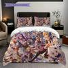 Fantasy Heroes Unite Colorful Adventure Bedding 1 Duvet Cover 2 Pillowcase Without Core Soft And Comfortable Bedding Set