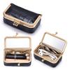 Real Leather Cosmetic Case with High-quality Appearance, Bag Storage Box, Earphone Case, Jewelry Box