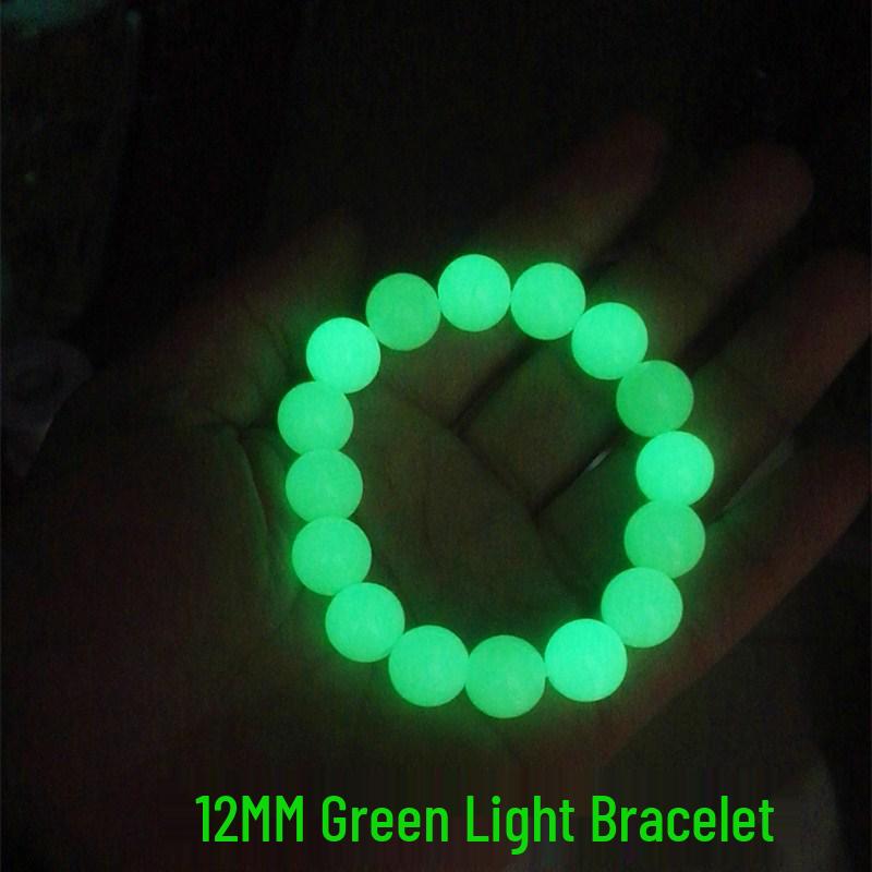 Świecąca w ciemności bransoletka dla par - Fluorescencyjny kamień Nocna Perła dla mężczyzn i kobiet