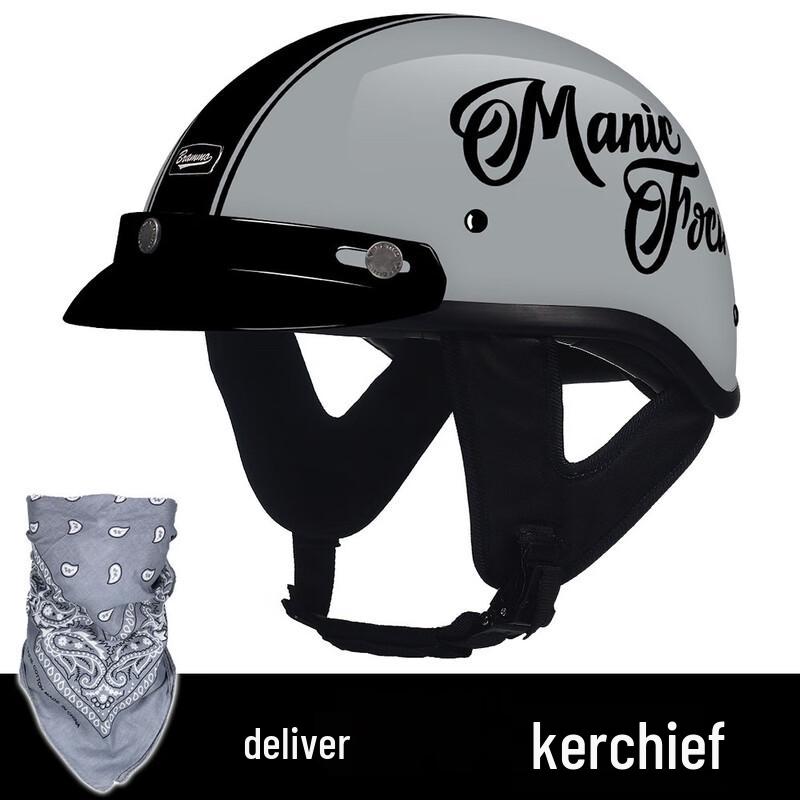 Retro Unisex Summer Sun Protection Motorcycle Helmet M-2XL