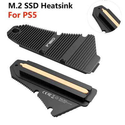 Pour PS5 Dissipateur thermique NVME M.2 SSD avec Pad thermique Refroidisseur de dissipation thermique pour console de jeu PS5 Radiateur pour disque SSD M2 NVME