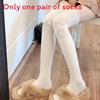 Girl Over Knee Socks With Thickened Acrylic Material For Winter Warmth And Casual Style