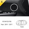 BBJS7 Accessories for BMW X3 X4 F25 F26 Car Inner Gearshift Air Conditioning CD Panel Door Armrest Cover Trim Decorative Car Stickers