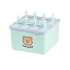 Stampo per Gelato con Coperchio Ermetico, Facile da Sformare, Maker per Popsicle per Alimenti, Design Impilabile con Stampa di Orso, Vassoio per Gelato per Yogurt, Frutta, Latte, Popsicle
