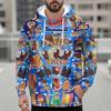 Autumn Men's Hoodie Casual Long Sleeve Pullover Harajuku Print Top Fashion Streetwear Oversized Vintage Men's Hooded Sweatshirt