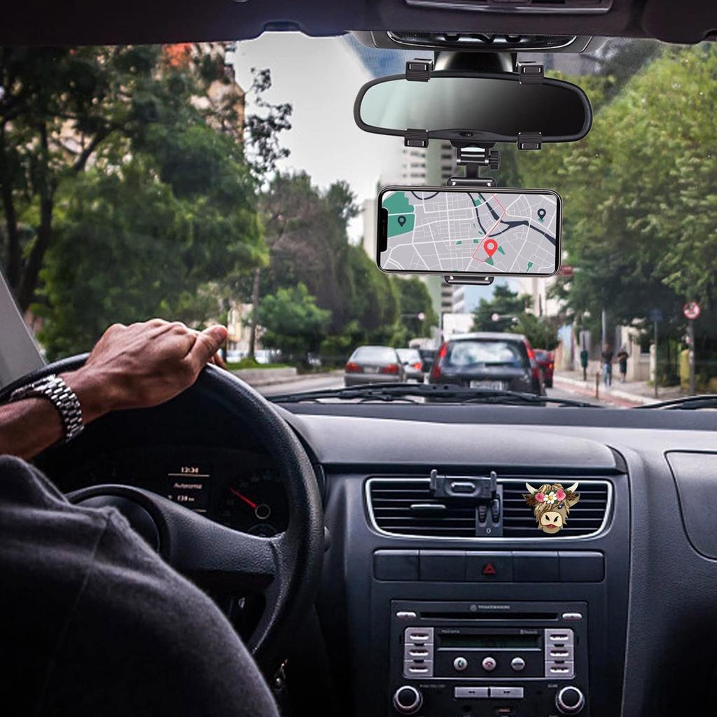 Colorful Bow Cow Shaped Aroma Vent Car Love  Stone Creative Perfume Car Diffuser Perfume Clip Conditioning Car Interior Accessories