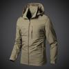 Men's Casual Versatile Windbreaker: Spring and Autumn Hooded Jacket