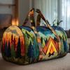Small Animal Sunflower Print Travel Bag Unisex Gym Sports Large Capacity Weekend Overnight
