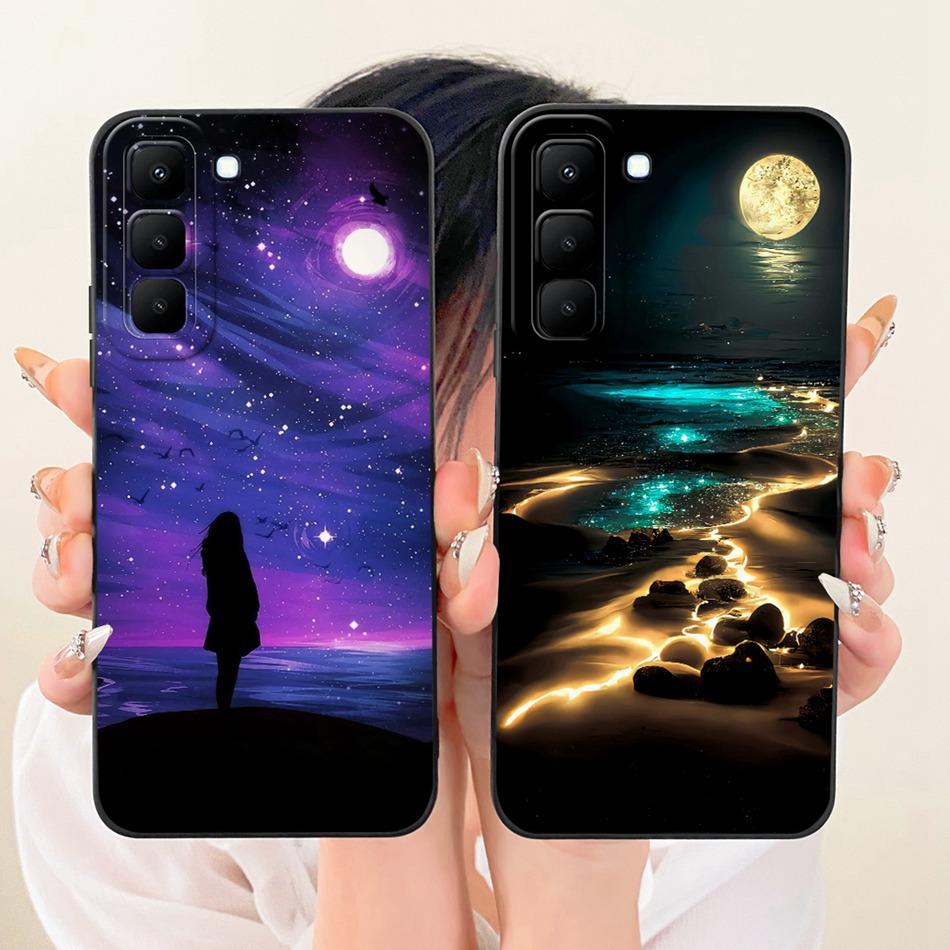 For Infinix Hot 70 X6895 2026 Fashion Dusk Beach Painting Phone Case For Infinix Hot70 Soft Silicone Covers Bumpers