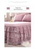 Korean Princess Style Lace Bed Skirt & Sheet 3-Piece Set