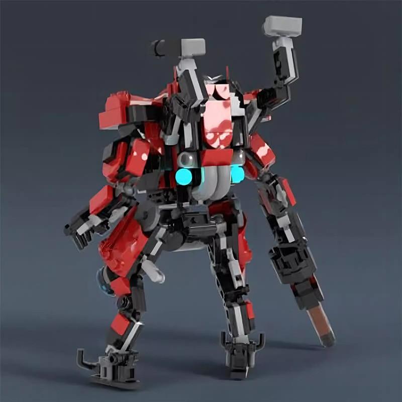 M-166487 Titanfall 2 Imperial Mecha, Compatible With Lego Figure Puzzle Boy Assembled Building Block Gift