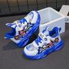 Boys New Cartoon Hero Sneakers Children Baby  LED Luminous Mesh Sports Shoes Kids  Casual Light Up Shoes Size 22-33