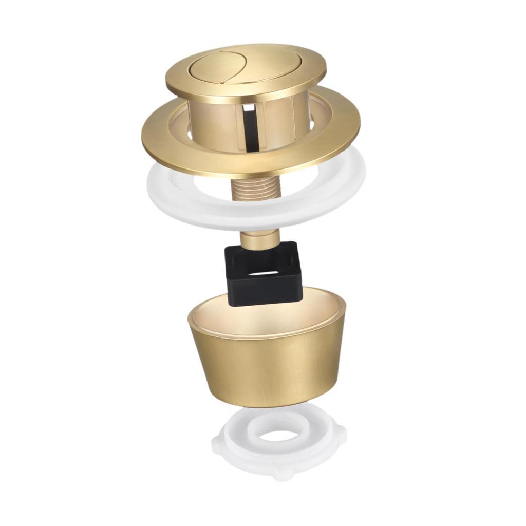 Toilet Tank Button Adjustable Accessories Toilet Flush Valves Fitting Full Half