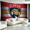 Florida Panthers Wall Tapestry Aesthetic Wall Hanging Printed Fabric Blanket Decorative Tapestries for Bedroom Living Room Home Decor