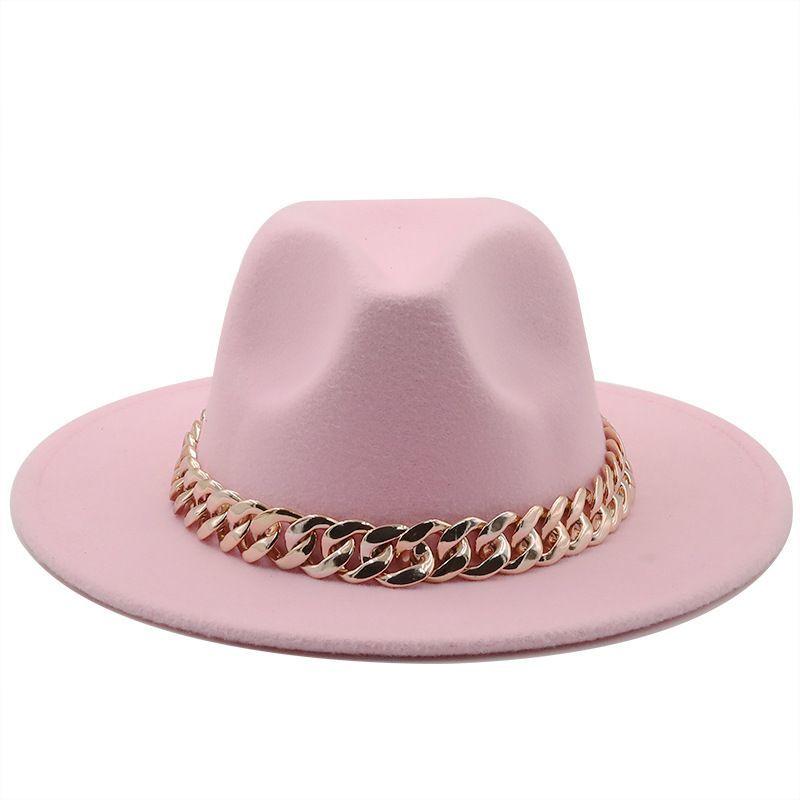 Winter Men's Woolen Jazz Hat New Large Eave Hat Fashionable Flat Brimmed Top Hat