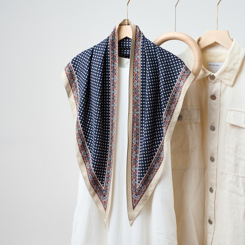 Fashion Printed Elegant Multicolor Women Neck Scarf Versatile Decorative Daily Wear