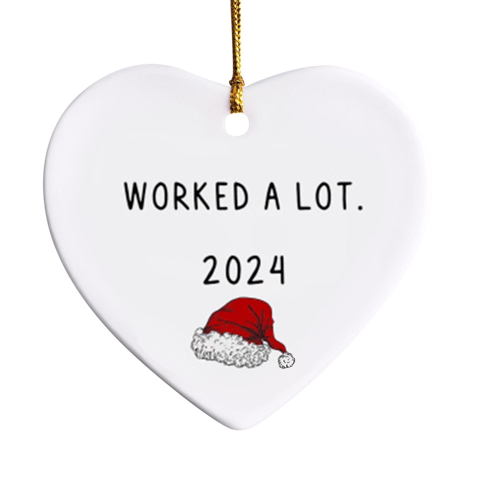 

Рождественские забавные украшения в форме сердца, рождественские забавные оскорбительные безделушки-грубые безделушки, рождественские украшения для домашнего декора, новинки, шуточные подарки для взрослых One Size