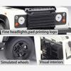 Welly Land Rover Defender Legierungsautomodell im Maßstab 1:24, Druckguss-Metallspielzeugfahrzeuge, Automodell, hohe Simulationskollektion, Kindergeschenke