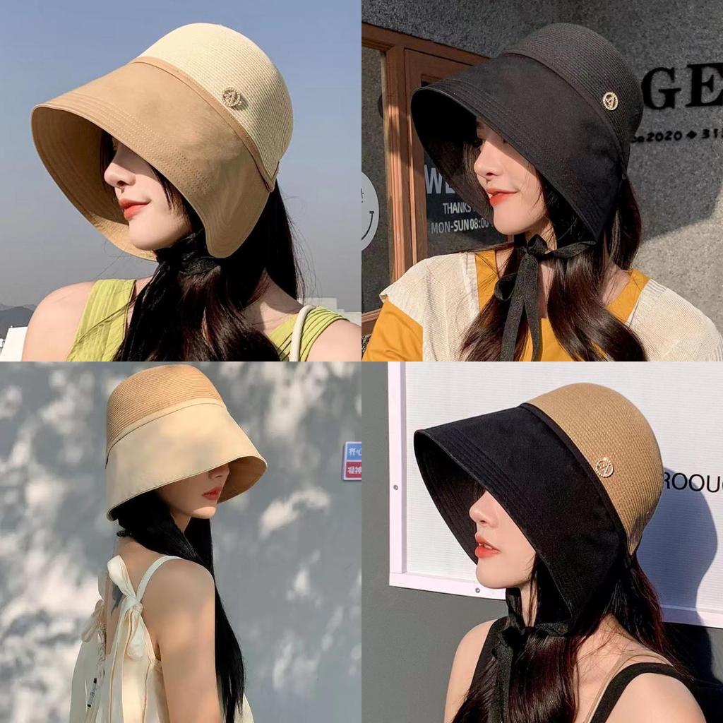 Uv Sun Protection Large Brim Hat With Adjustable Fit For Travel And Hiking