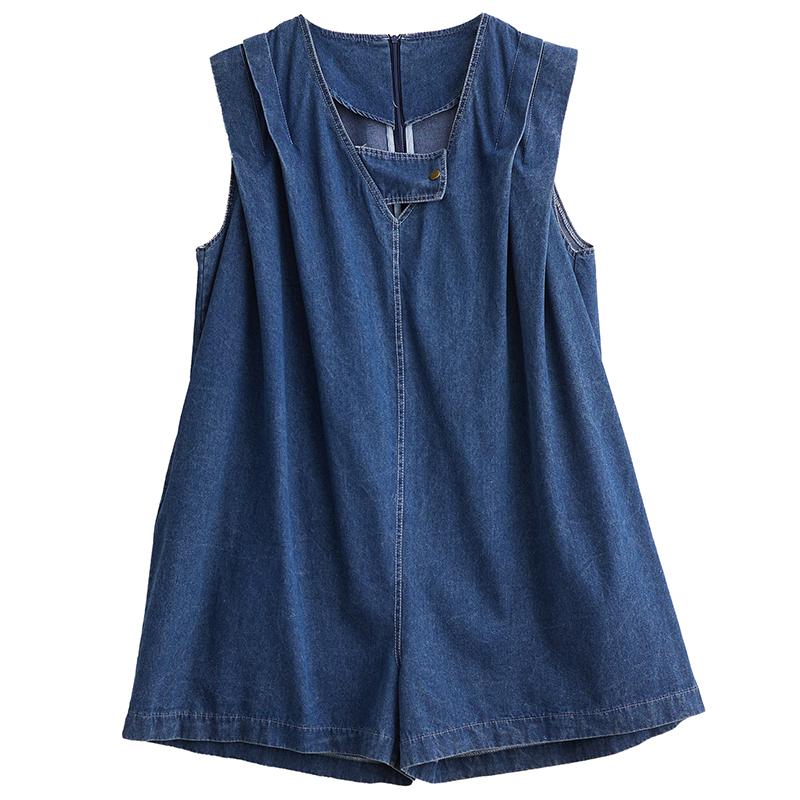 

DIMANAF Женщины 2023 Новый Летний Дизайн Oversize Джинсовые Короткие Элегантные Широкие Брюки Свободное Платье Синие Базовые Модные Мягкие Повседневные Тонкие Джинсы M синий