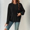 Autumn and Winter Knitwear Kangaroo Pocket Hoodie Loose Hooded Casual Pullover