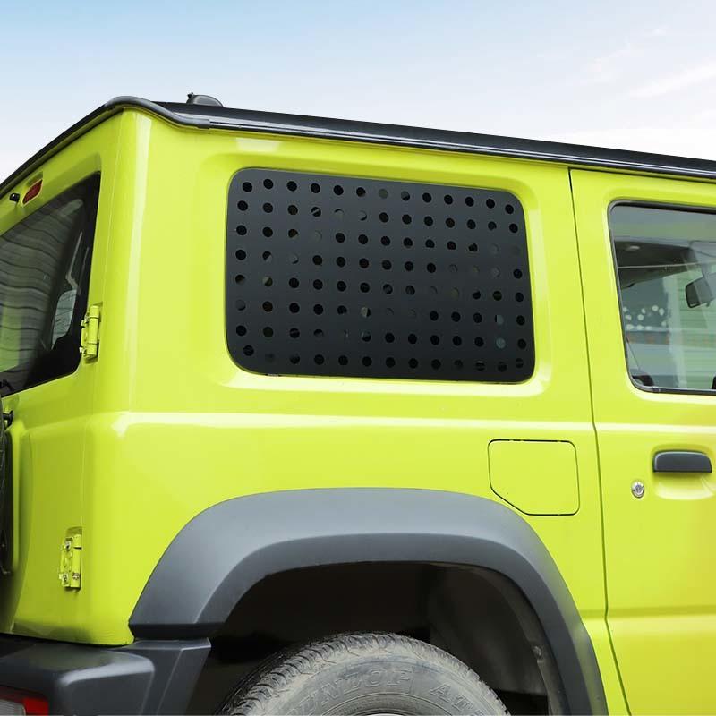 Car Rear Trunk Side Window Glass Decoration Cover Trim Stickers For Suzuki Jimny 2019 Up PVC Car Accessories
