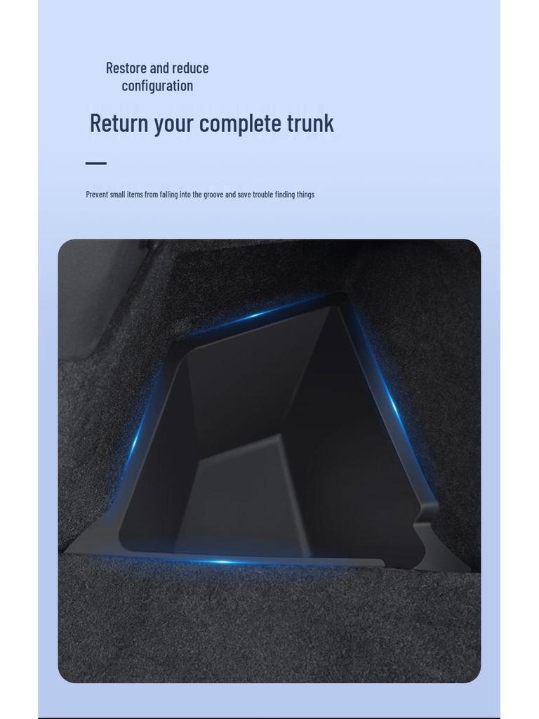 Tesla Model Y Trunk Side TPE Storage Box - Interior Accessories