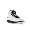 Air Jordan 2 Retro GS Chicago 2022 Kids Sneakers White Black Varsity-Red DX2591-106