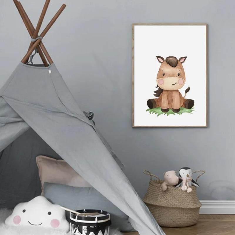 3pcs Nursery Wall Art Canvas Painting Nordic Posters And Prints Wall Picture For Living Room Home Decor