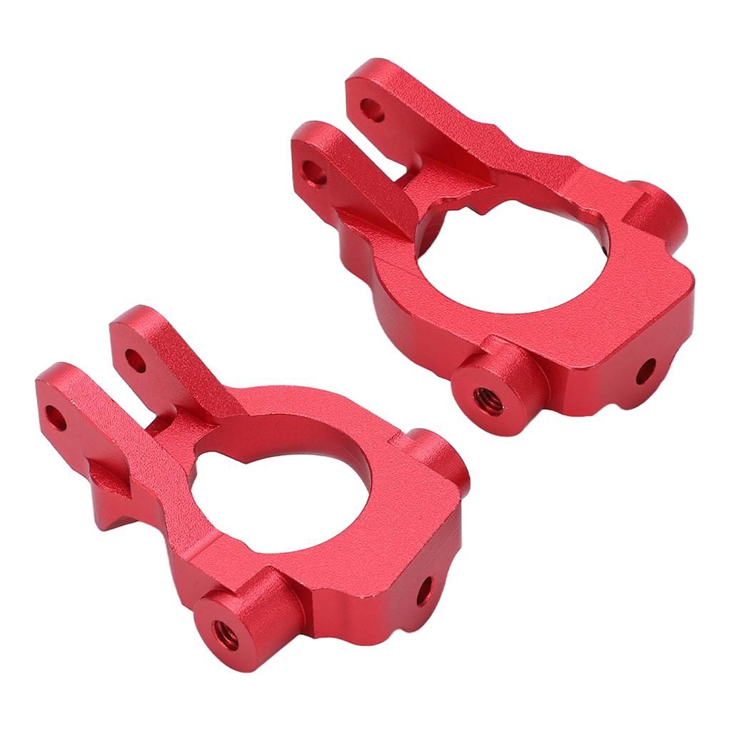 2 BUC Metal Fuzete Fata Blocuri Caster Portfuzeta pentru Masina RC Losi Lasernut U4 110Rosu