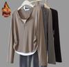 New Women's Long Sleeve Fake Two-Piece T-shirt for Autumn and Winter