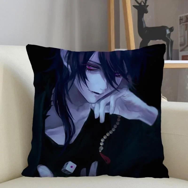 Hypnosis Mic -Division Rap Battle Pillowcase Home Decoration 45x45cm Zipper Square Pillowcase Throw Pillow Cover Drop Shipping