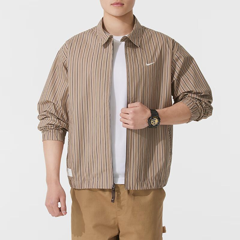 New Nike Sportswear SS25 Jacket Men's Khaki IF0379-247