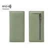 Fashion PU Leather Women Wallet Multi-card Slot Solid Color Long Clutch Bag Zipper Female Credit Card Holder