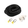 1-1/8'' Hose Bilge Pump Installation Kit for Boats Hose Thru Hull & Clamps Kit