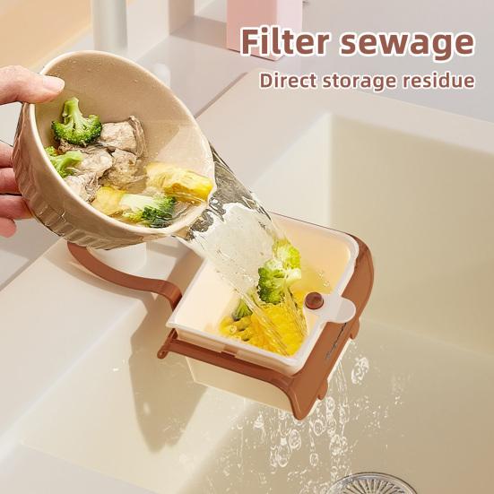 Yousheng 1/2Pcs Drain Basket Sink Food Catcher Detachable Easy to Clean Simple Installation Compact Kitchen Sink Strainer Basket