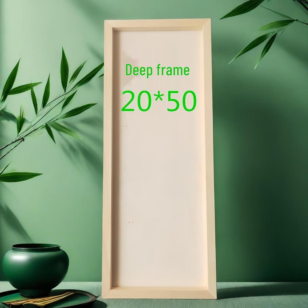 Handmade Solid Wood Clay Picture Frame for Creative Kindergarten DIY Projects