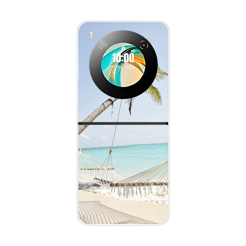 For ZTE Nubia Flip Flip2 Telefoncover Beskyttende Hård PC Skal Stilfuldt Dyremønster Gennemsigtigt Cover Til ZTE Libero Flip Covers