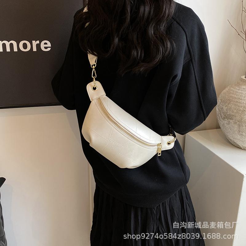 

Manufacturer small bag women 2025 new trendy fashion breast bag Internet celebrity explosion fanny pack messenger small bag