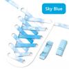 1 Pair Magnetic Lock Shoelaces for Sneaker Rainbow Gradient Flat Elastic Shoelace Adults Kids No Tie Shoe Laces Shoe Accessories